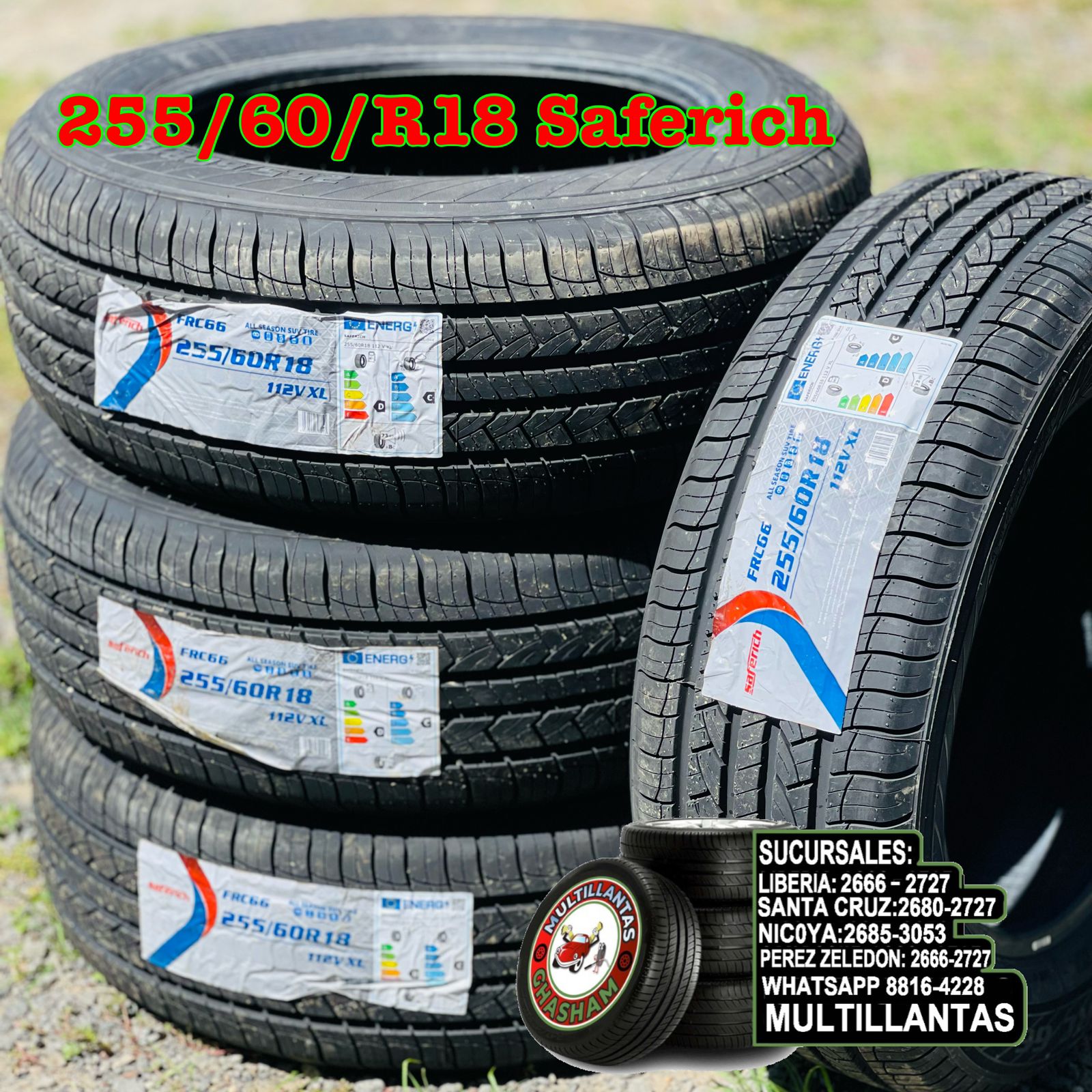 255/60/R18 HT SAFERICH FRC66